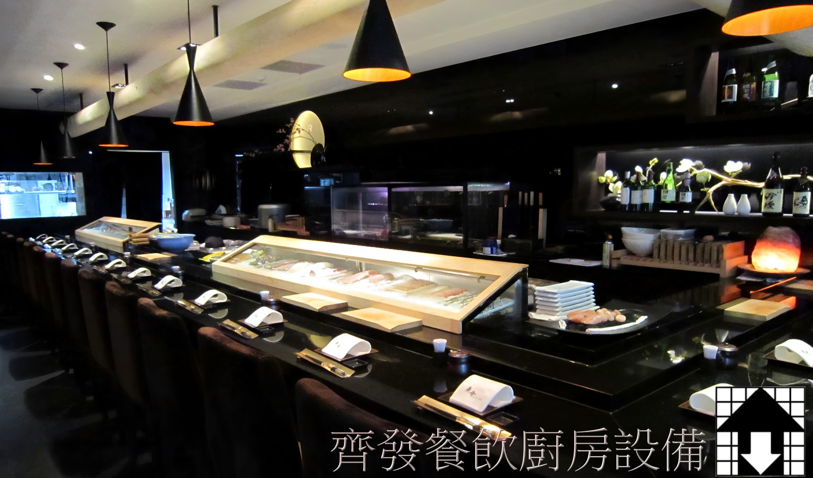 日式料理餐廳廚房